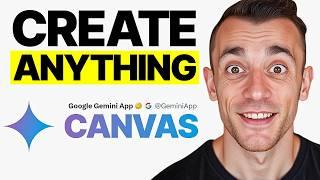 NEW Google Gemini Canvas AI Update (FREE!) 