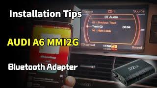 Audi A6 MMI 2G bluetooth !! Installation tips