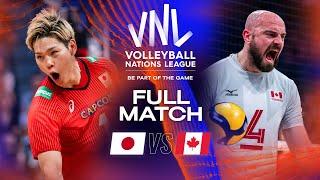 Nishida SERVES Japan to a win!  - Japan vs. Canada - Full Match | Men's VNL 2023