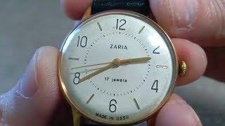 watch ZARIA 1985 г | часы ЗАРЯ 1986 г