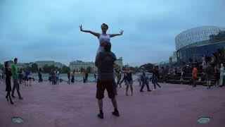 04/10  2018-07-25 (20:07) Open Air ValeStar Nata Art Acro EXHIBITION SHOW dance