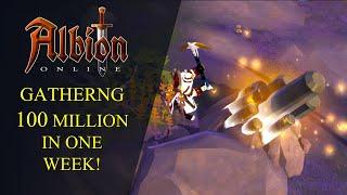 Albion Online :  GATHERED 100 MILLION RESOURCES IN A WEEK