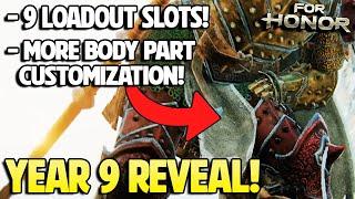 FOR HONOR YEAR 9 TRAILER BLEW ME AWAY!! 9 Loadouts + Mixed Materials + Rep 90 + MORE!