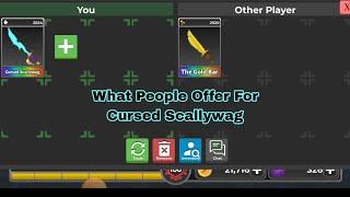 What People Offer For Cursed Scallywag || Survive The Killer