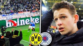 CRAZY ATMOSPHERE at DORTMUND 2-4 RANGERS