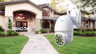 Dragon Touch OD10 Security Camera Security Surveillance, Night Vision, Motion Detection, Waterproof