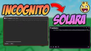 Roblox Exploits Are Back. New and Free "Solara and Incognito", short talk. - Roblox Exploiting News