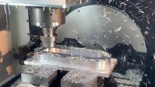 Unedited Beautiful CNC Machining Tool Path | PowerMill