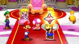 Mario & Luigi Paper Jam Bros. - 100% Walkthrough Part 50 Gameplay - Peach Castle Destroyed by Bowser
