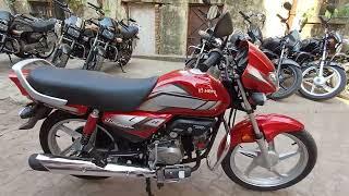 New Red color  Hero hf deluxe 100cc bike) 2024 Hero hf deluxe model)