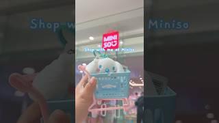 Shop Sanrio with me 🩵 #sanrio #cinnamoroll #shopwithme #haul #miniso #shorts