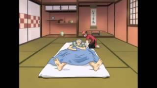 Kagura is waking up Gintama(Gintama LOL)