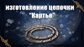 Изготовление цепочки "Картье" How to make a chain.Cartier