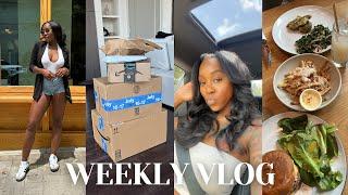 WEEKLY VLOG: decorating my bathroom, lunch dates, stepping out of my comfort zone