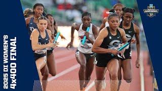 Women's 4x400m final - 2025 NCAA outdoor track and field championships