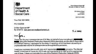 Department of Health & Social Care Letter Jan 2022 Re: BILD and the RRN