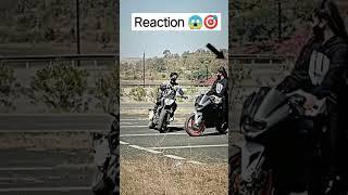 Bike Stand Video with girl #reaction | #randombike #shorts #viral #trending #girlreaction