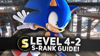 Sonic Frontiers - Cyberspace Level 4-2 S-Rank Time Guide (4K/60FPS)