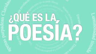 ¿Qué es la poesía?