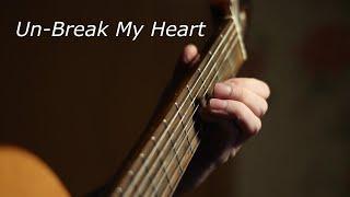 Unbreak my Heart Guitar Fingerstyle cover : Easy tabs sheet