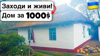  Заходи и живи! Дом в селе за 1000$ Продажа недвижимости за копейки! Всё есть Уютное тихое село!