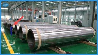 Ductile Iron Pipe Production Process In Steel Mill. Exciting Mass Production: Knife & Container