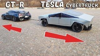 TESLA Cybertruck против Nissan GT-R