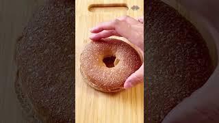 Teddy Bear Peanut Butter Banana Bagel | Breakfast Idea For Kids