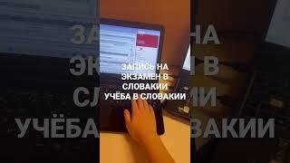 Учёба в Словакии. Запись на экзамен в Словакии #жизньвсловакии #студентвсловакии