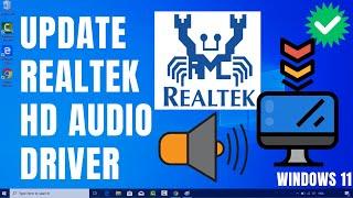 How To Install & Update Realtek HD Audio Driver on Windows 11