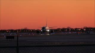 A evening flight ️️️ |Copy right free stock video of flight |  #aviation #airplane #landing #b737
