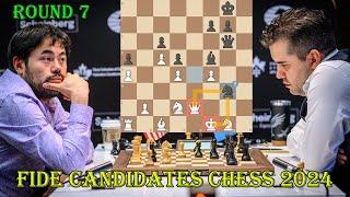 AGGRESSIVE GAME!! Nakamura vs Nepomniachtchi || FIDE Candidates Chess 2024 - R7