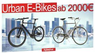 Beste Urban E-Bike Neuheiten ab 2000€