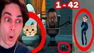 Skibidi Toilet - ALL NEW SECRETS & Easter Eggs (1-42)