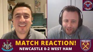 'PLEASANTLY SURPRISED' - Newcastle 0-2 West Ham - REACTION | We Are West Ham Podcast