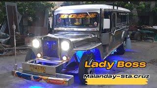 Lady Boss Jeepney (Malanday-Sta.Cruz) by Malagueña Motors #foryou #Fyp #foryoupage