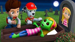 Paw Patrol Ultimate Rescue | KATIE comes back to life But Turns Into a ZOMBIE !! - Very Sad Story