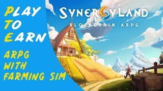 Synergy Land - Первый взгляд Обзор геймплея ARPG with Farming sim