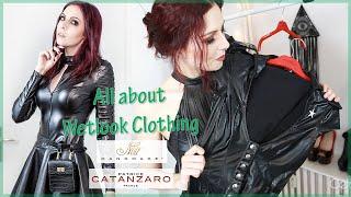 All about Wetlook-Clothing: Looks like leather but is not! (Noir Handmade & Patrice Catanzaro)