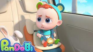 I Don't Like The Seat Belt Song | Good Habits for Kids + Nursery Rhymes & Kids Songs - Pandobi