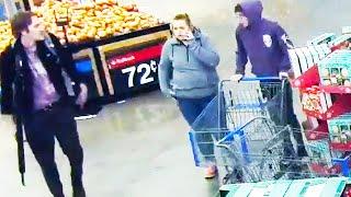 Shoppers Realize They're Next to a Mass Shooter