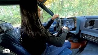 April Lee Riding Boots Cranking Chevy Monte Carlo Outtakes | Pump That Pedal Pumping #1465