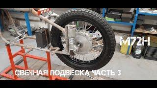 Как правильно собрать заднюю свечную подвеску КМЗ М72Н. @Motoreplikacom  Часть 3