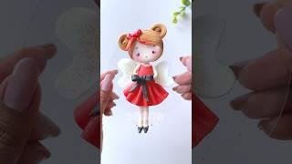 How to make Red Fairy ‍️  #shorts #jennahandcrafts #jennaclays