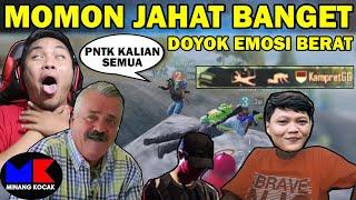 EPIC MOMENT MINANG KOCAK JAHATIN DOYOK SAMPAI EMOSI BERAT!! - PUBG MOBILE FEAT SQUAD KAMPRET