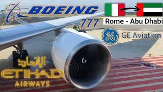 Trip Report | Etihad Boeing 777 | Rome - Abu Dhabi