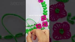 simple easy border #shortvideo #trending #embroidery #viralshort #trendingshorts #stitch