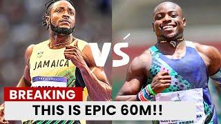 Epic Showdown!! Kishane Thompson Battles Ferdinand Omanyala In Epic 60m || Track And Field 2025