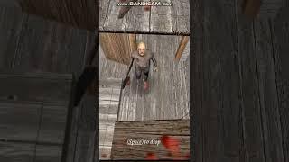 Grandpa Shoots The Gasoline Can Explosive #grannymode #grannygame #gaming