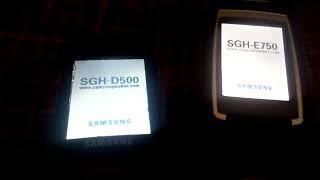 Samsung SGH-E750 vs D500